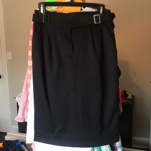 Maeve high waisted black skirt